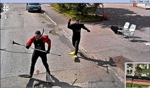 Angry Norwegians in scuba gear chase after Google Street View car